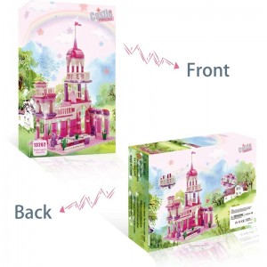 Girls Castle Building Blocks Set Princess Pink Educational Toy for Over 6 Years Old Construction Bricks Toy with （274 PCS） $4...