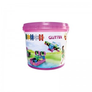 Construction Toys for Children from 3 Years Creative Educational Toys in a 175 Piece Set Glitter Building Blocks for Girls Mo...
