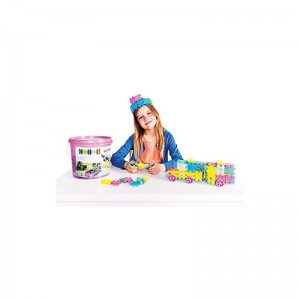 Construction Toys for Children from 3 Years Creative Educational Toys in a 175 Piece Set Glitter Building Blocks for Girls Mo...