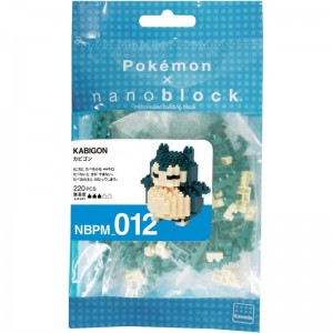 Nanoblocks - 3 Sets Bundle - Dragonite Snorlax and Farfetch'd (Kairyu Kabigon and Kamonegi in Japan) - Adjustable Pokemon Cha...