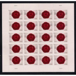 Sealed with Love Forever Stamps Sheet of 20 $74.90 Collectible Postage Stamps