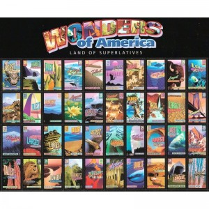 US Stamp - 2006 Wonders of America - 40 Stamp Sheet - Scott 4033-72 $50.57 Collectible Postage Stamps