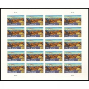 Nevada Statehood Stamps Sheet of 20 Forever U.S. Postage Stamps Scott 4907 $57.43 Collectible Postage Stamps