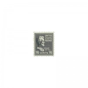 USA 1938 16-Cent Abraham Lincoln Postage Stamp Catalog No 821 Mint Never Hinged $13.61 Collectibles Display & Storage