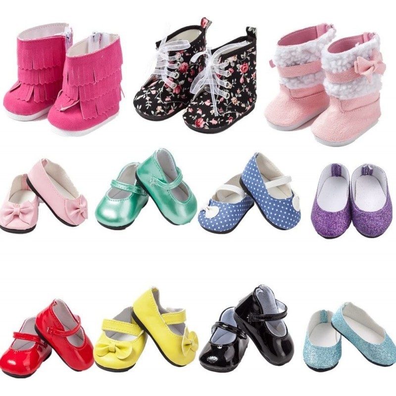 6 Pairs of Doll Shoes Include Boots Leather Shoes Fits 18 Inch American Girl Doll $34.20 Doll Accessories 6 Pairs of Doll Shoes Include Boots Leather Shoes Fits 18 Inch American Girl Doll $34.20 Doll Accessories