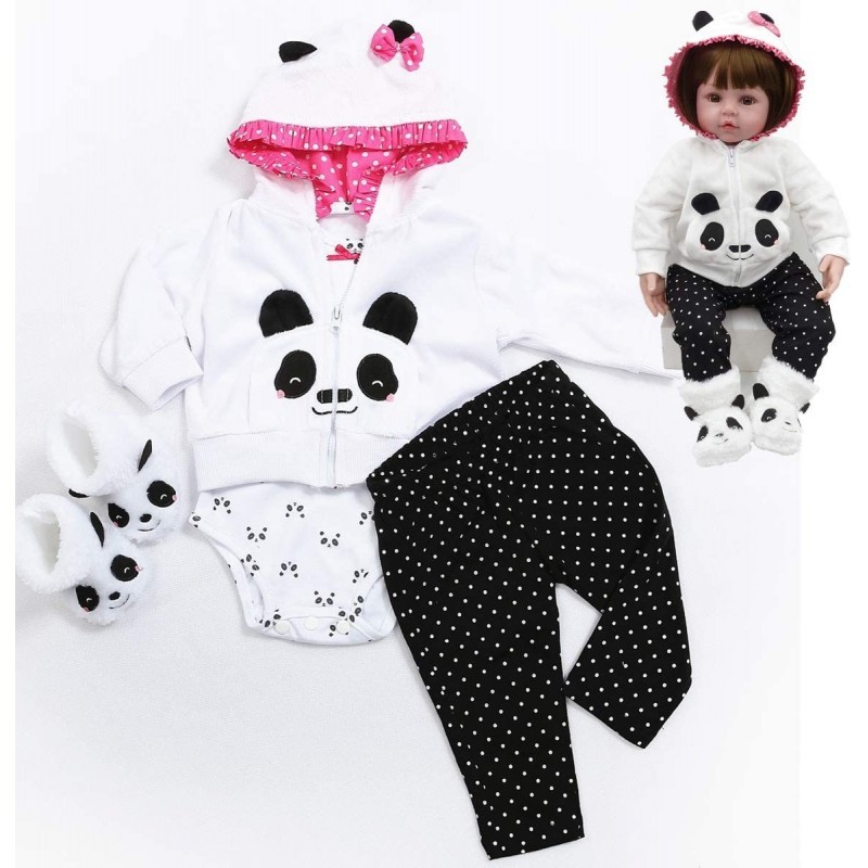 Reborn Dolls Clothes Girl 18 inch Outfits Accessories Panda 4pcs for 17-19 inch Reborn Baby Dolls Clothing Newborn $33.61 Dol... Reborn Dolls Clothes Girl 18 inch Outfits Accessories Panda 4pcs for 17-19 inch Reborn Baby Dolls Clothing Newborn $33.61 Dol...