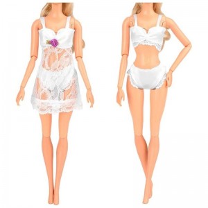 Doll Pajamas Sleep Suit Sleepwear Clothes Compatible for 11.5 Inch Girl Doll (Pink - 4 Sets) $15.42 Doll Accessories