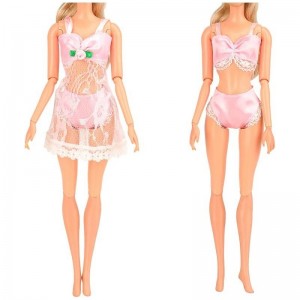 Doll Pajamas Sleep Suit Sleepwear Clothes Compatible for 11.5 Inch Girl Doll (Pink - 4 Sets) $15.42 Doll Accessories