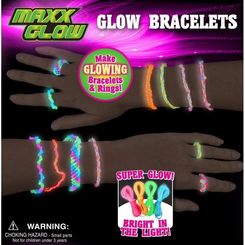 Bracelet Making Kit – DIY Rainbow Rubber Bands Jewelry for Girls | Includes Glowing Charm Beads | Fun Craft Gift for Kids – M... Bracelet Making Kit – DIY Rainbow Rubber Bands Jewelry for Girls | Includes Glowing Charm Beads | Fun Craft Gift for Kids – M...