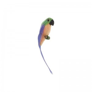 1/12 Scale Miniature Parrot Bird Model Artificial Realistic Parrot Model Decor for Doll House Garden DIY - Purple $17.24 Doll...