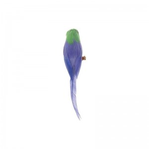 1/12 Scale Miniature Parrot Bird Model Artificial Realistic Parrot Model Decor for Doll House Garden DIY - Purple $17.24 Doll...