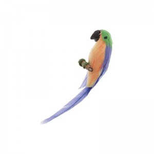 1/12 Scale Miniature Parrot Bird Model Artificial Realistic Parrot Model Decor for Doll House Garden DIY - Purple $17.24 Doll...