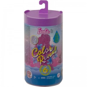 Color Reveal Chelsea Doll with 6 Surprises: 4 Mystery Bags Water Reveals Doll's Look & Color Change on Bodice Glitter Series ...