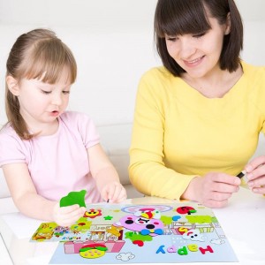 Mosaic Sticker Art Kits 3D EVA Foam Sticky Puzzles for Kids Toddlers DIY Arts & Crafts Preschool Activities Learning Educatio...