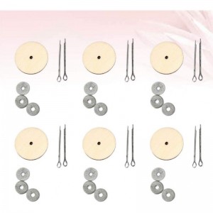 20 Set 40MM Doll Joint Cotter Pin Joints and Fibreboard Discs Wooden Dolls Accessories for Soft Toys Teddy Crafts $16.75 Dolls