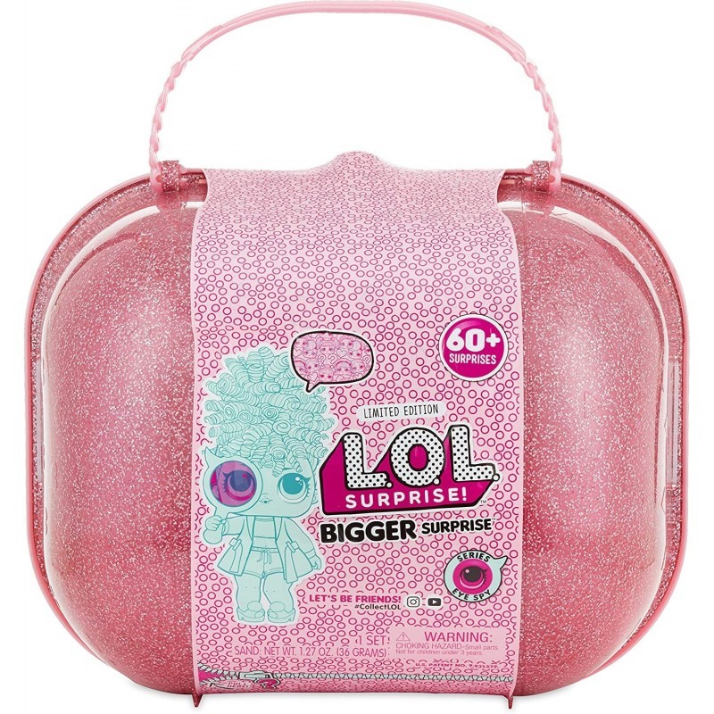 LOL Surprise Bigger Surprise Limited Edition with 2 Collectible Dolls 1 Pet 1 Lil Sis with 60+ Surprises in Eye Spy Series Ca...