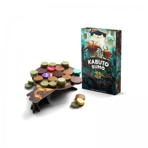 Kabuto Sumo - Board Game - Dexterity Game - 2 to 4 Players - 15-20 Minutes Play Time $92.70 Board Games