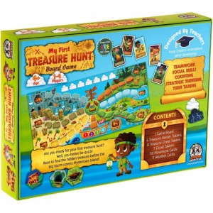 New! My First Treasure Hunt Board Game - Race Across The Island to Collect All The Treasure Before The Storm Comes - Kids Age...