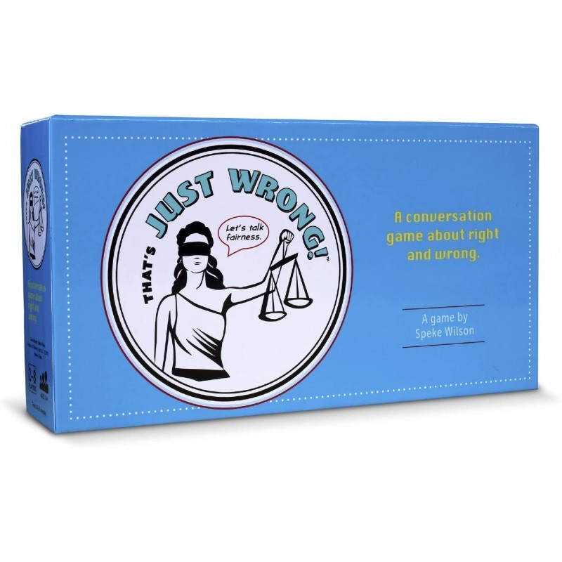 That’s Just Wrong! A Family Game About Right and Wrong - Solve Real Law Cases Together - Ages 14+ $51.31 Board Games