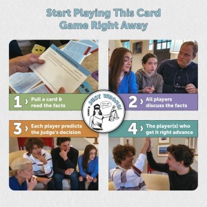 That’s Just Wrong! A Family Game About Right and Wrong - Solve Real Law Cases Together - Ages 14+ $51.31 Board Games