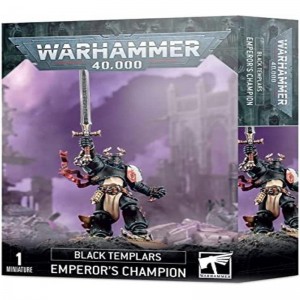 Warhammer 40 000 Black Templars: Emperor's Champion Miniature $55.16 Board Games