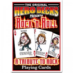 Heros of Rock 'n Roll - Playing Cards $26.18 Card Games