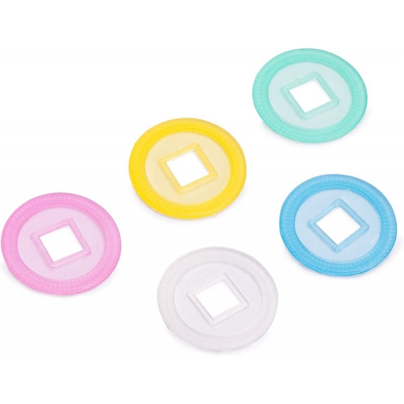 Wright Patterson Standard Pastel Mahjong Scoring Coins - Set of 141 $16.97 Domino & Tile Games