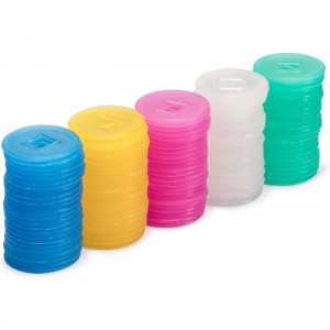 Wright Patterson Standard Pastel Mahjong Scoring Coins - Set of 141 $16.97 Domino & Tile Games