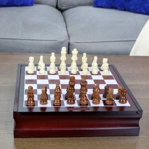 Complete Wooden Chess Pieces (32 Pieces) Wooden Replacement Chess Figures with Kings Queens Castles Knights & Pawns $18.34 Ga...