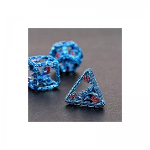 Metal DND Dice Set - Imprisoned Dragon Core Metal Dice Set for Role Playing Games (RPG) - Beautiful & Intricate Polyhedral DN...