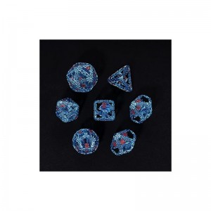 Metal DND Dice Set - Imprisoned Dragon Core Metal Dice Set for Role Playing Games (RPG) - Beautiful & Intricate Polyhedral DN...