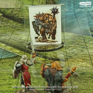 Paper Figure Counter Stand 2 inch Circle Base 2x2 inch Tall Slot (3) $19.37 Game Accessories