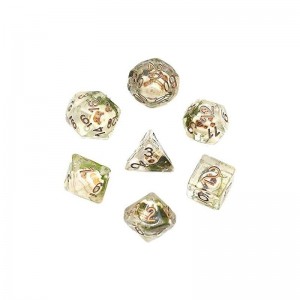 Skull of Death Necromancer DND Dice Set for Dungeons and Dragons Gifts D&D D and D Pathfinder Accessories D20 Polyhedral Resi...