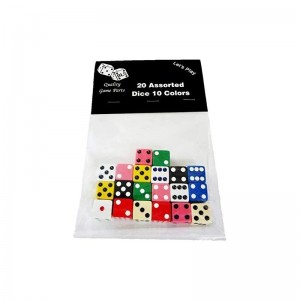 20 Assorted Dice 10 Colors 16 mm - Great for Gaming Casino Night - Brought to You by DLS $14.52 Game Accessories