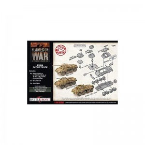 Flames of War: Late War: German: Puma Scout Troop (GBX172) $64.04 Game Accessories