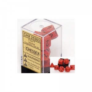 Dice: Polyhedral 7-Die Speckled Dice Set - Fire $17.04 Game Accessories