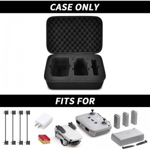 Case Compatible with DJI Mini 2 Fly More Combo Ultralight Foldable Drone Storage for DJI Mini 2 Drones with Camera Holds Batt...