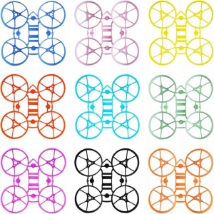 2PCS Meteor65 65mm Micro Brushless Whoop Frame Kit for Meteor65 1S Brushless FPV Whoop Drone Quadcopter Compatible for 0603 0...