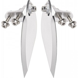ShareGoo 65x25mm RC Model Boat Water Knife Turn Fins Auxiliary Waterjet for 75-85cm Electric Nitro Power Remote Control Boats...