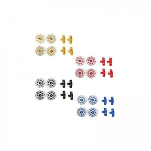 RC Brake Disc 1:7 Scale Remoted Control Aluminum Alloy Wheel Brake Disc Drift Model RC Car Decor Accessories for Unlimited De...
