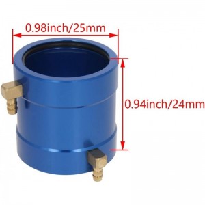 Motor Aluminum Water Cooling Jacket Metal Remote Control Model Boat PartsBlueSuitable for40Series Remote Control Boat Motor P...