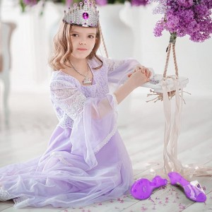 Princess Dress Up Shoes and Jewelry Boutique Pretend Play Toy Set for Little Girls Princess Accessories Set with Jewelry Fash...