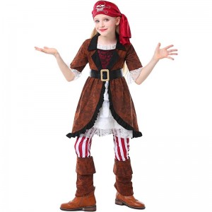 Pirate Princess Costume for Girls Pirate Costume Kids Halloween Costume Pirate Dress for Girls $68.94 Kids' Costumes