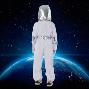 Astronaut Costume for Kids Kids Astronaut Costume Space Pilot Jumpsuit with Helmet and Gloves for Cosplay Party Halloween $39...
