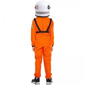 Kids Astronaut Costume Space Suit Role Play Dress Up with Movable Visor Helmet $56.48 Kids' Costumes