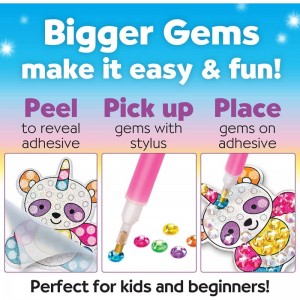 Big Gem Diamond Painting Kit - Create Your Own Magical Stickers and Suncatchers - Diamond Art for Kids $20.00 Kids' Drawing &...