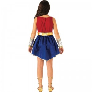 Rubie's Girl's DC Comics WW84 Deluxe Wonder Woman Costume Dress with Gauntlets and Tiara $65.94 Kids' Costumes