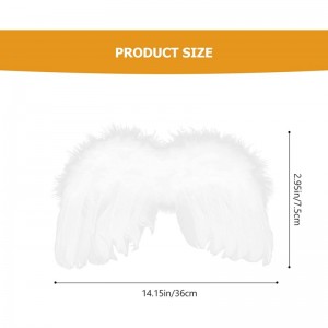 1 Set Newborn Baby Feather Angel Wings with Halo Headwear Arrows Bow Set Baby Angel Cupid Costume Performance Angel Outfits P...