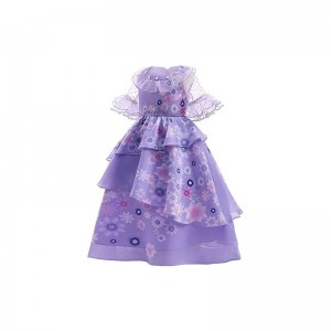 Mirabel Costume Isabella Dress for Girls Pepa Cosplay Outfits Halloween Suit $33.99 Kids' Costumes