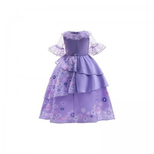 Mirabel Costume Isabella Dress for Girls Pepa Cosplay Outfits Halloween Suit $33.99 Kids' Costumes